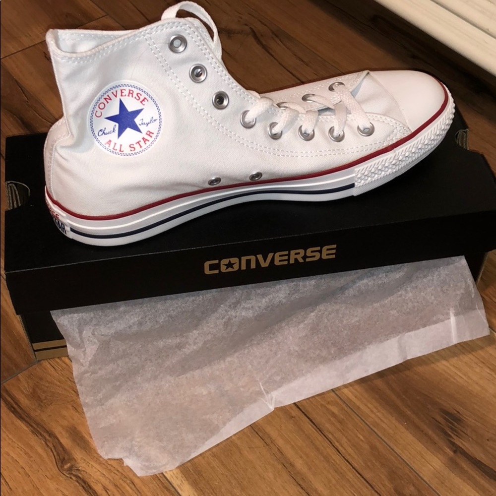 White high top converse